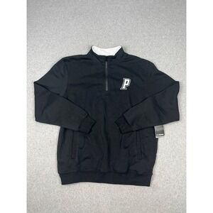 Purdue University Boilermakers Sweatshirt Men L Black 1/4 Zip Colosseum Pullover